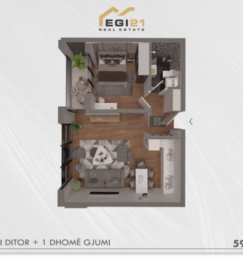 Banesë 59.60 m² për SHITJE, Prishtina e Re