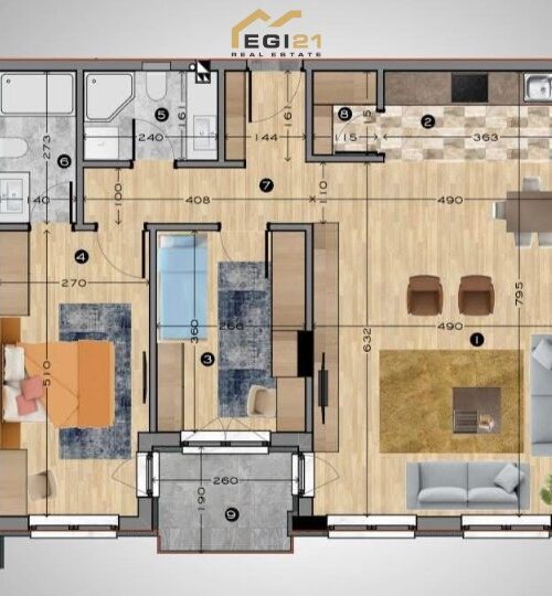 Banesë 91.68m² për SHITJE, Matiqan
