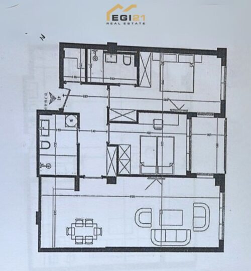 Banesë 99.7m² për SHITJE, Mati 1