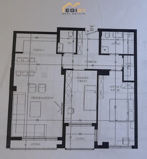 Banesë 94.6m² për SHITJE, Mati 1
