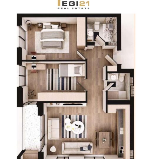 Banesë 82.5m² për SHITJE, Aktash