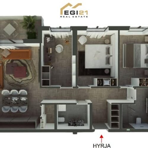 Banesë 109.75m² për SHITJE,