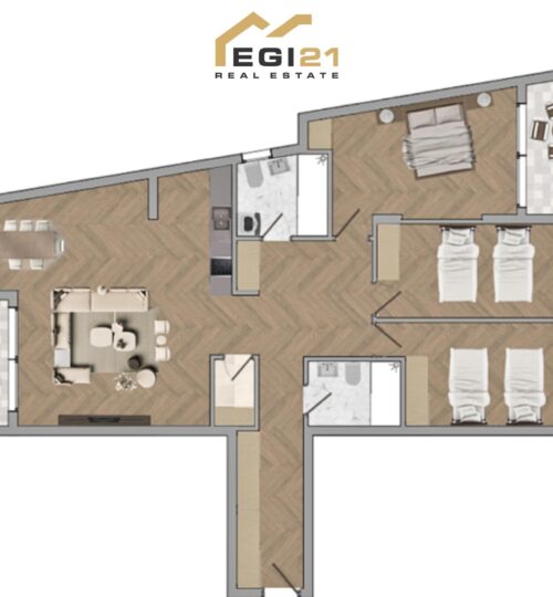 Penthouse 144.92m² për SHITJE, Obiliq
