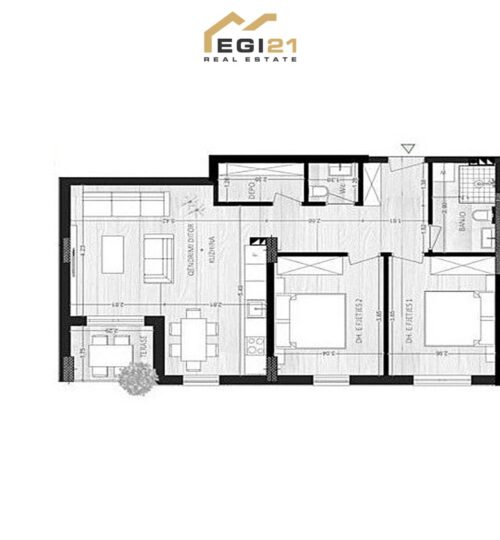 Banesë 84.5m² për #SHITJE  – Prishtina e Re, Prishtinë