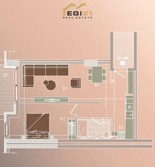 Banesë për #SHITJE 68.86m² – Prishtina e Re, Kompleksi Albanica Residence