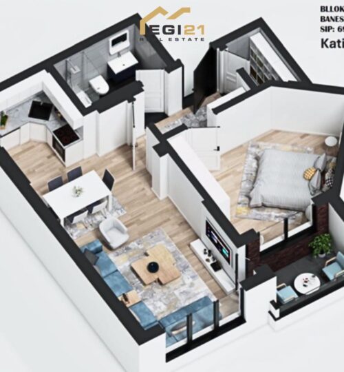 Banesë për #SHITJE 69.27m² – Prishtina e Re, Kompleksi Trisa!
